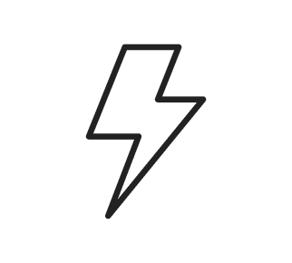 Lightning bolt icon